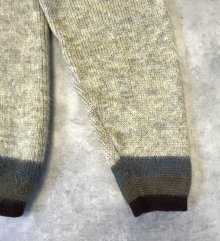 他の写真2: 60'S JANTZEN メタルボタン Vネック モヘアニット ナチュラル/ブラウン USA製 (VINTAGE)