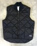 画像1: 80'S BIG SMITH 三角タグ キルティングベスト ブラック USA製 (MINT CONDITION) (1)