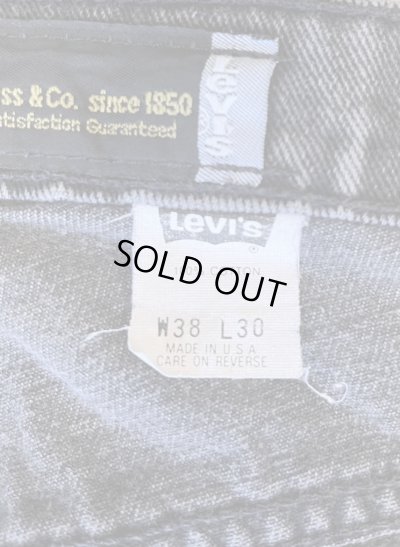 画像3: 90'S LEVIS SILVER TAB デニム ブラック USA製 W38L30 (VINTAGE)