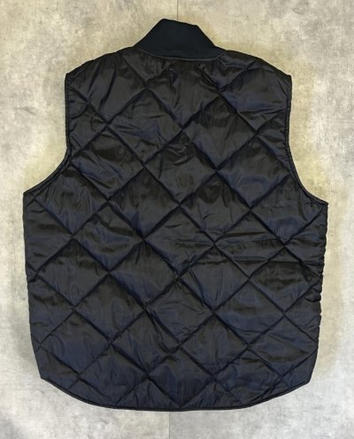 画像3: 80'S BIG SMITH 三角タグ キルティングベスト ブラック USA製 (MINT CONDITION)