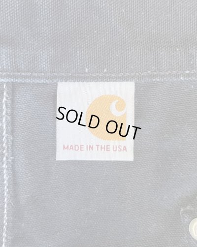 画像2: CARHARTT ダブルニー ダック ペインターパンツ ブラック W38L30 USA製 (VINTAGE)