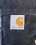 画像2: CARHARTT ダブルニー ダック ペインターパンツ ブラック W38L30 USA製 (VINTAGE) (2)