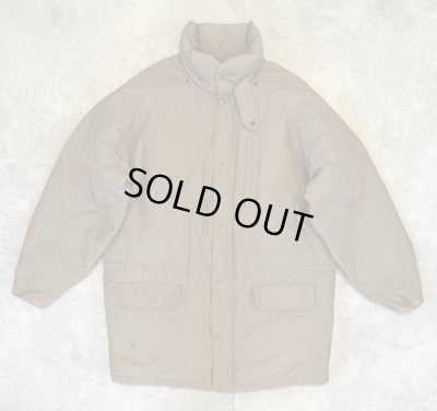 画像1: 80'S RALPH LAUREN チンスト付き ダウンジャケット ダークベージュ (VINTAGE)