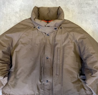 画像3: 80'S RALPH LAUREN チンスト付き ダウンジャケット ダークベージュ (VINTAGE)