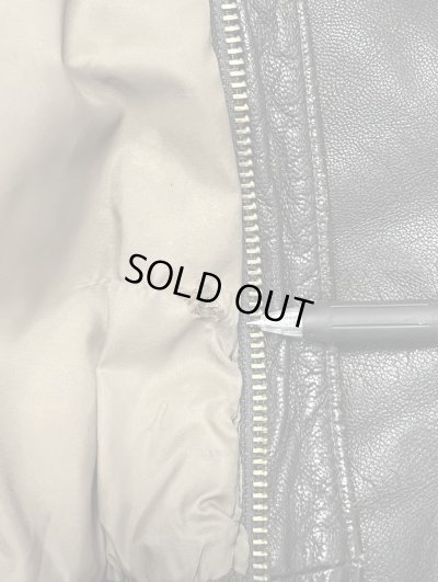 画像6: 80'S LL Bean "A-2" レザー フライトジャケット ダークブラウン USA製 (VINTAGE)