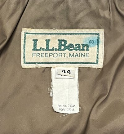 画像2: 80'S LL Bean "A-2" レザー フライトジャケット ダークブラウン USA製 (VINTAGE)