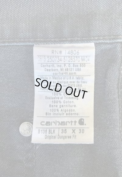 画像2: CARHARTT ダブルニー ダック ペインターパンツ ブラック W35L30 (VINTAGE)