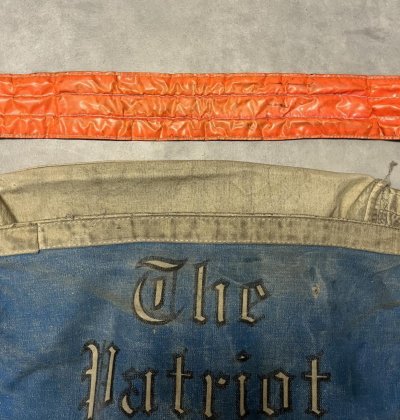 画像5: 60'S THE PATRIOT LEDGER 染み込みプリント ニュースペーパーバッグ オフホワイト/オレンジ (VINTAGE)