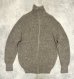 画像1: 80'S LL Bean ブリティッシュウール ドライバーズニット ダークベージュ イングランド製 (VINTAGE) (1)