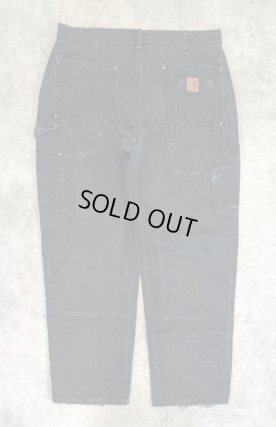 画像3: CARHARTT ダブルニー ダック ペインターパンツ ブラック W35L30 (VINTAGE)