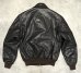 画像5: 80'S LL Bean "A-2" レザー フライトジャケット ダークブラウン USA製 (VINTAGE) (5)
