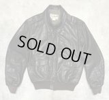 80'S LL Bean "A-2" レザー フライトジャケット ダークブラウン USA製 (VINTAGE)