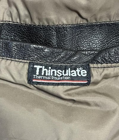 画像4: 80'S LL Bean "A-2" レザー フライトジャケット ダークブラウン USA製 (VINTAGE)