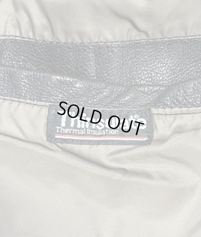 画像4: 80'S LL Bean "A-2" レザー フライトジャケット ダークブラウン USA製 (VINTAGE)