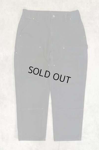 画像1: CARHARTT ダブルニー ダック ペインターパンツ ブラック W36L30 (VINTAGE)