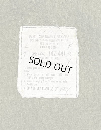 画像2: 80'S アメリカ軍 US NAVY "A-2" デッキジャケット ミリタリーグリーン (VINTAGE)