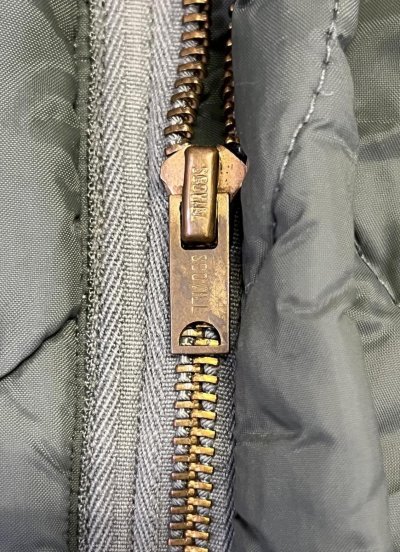 画像3: 80'S アメリカ軍 USAF "CWU-9/P" キルティング ライナージャケット セージグリーン (VINTAGE) 