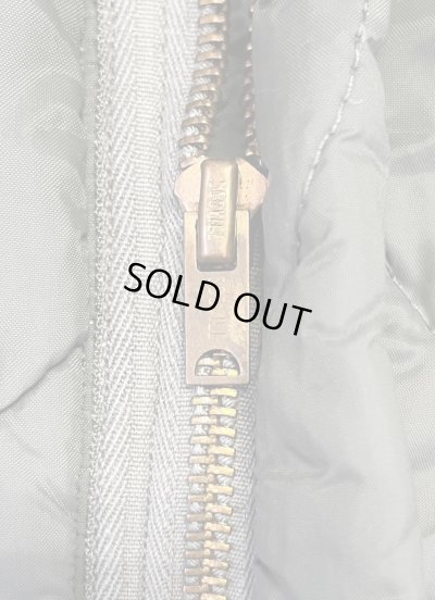 画像3: 80'S アメリカ軍 USAF "CWU-9/P" キルティング ライナージャケット セージグリーン (VINTAGE) 