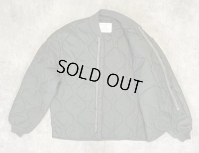 画像4: 80'S アメリカ軍 USAF "CWU-9/P" キルティング ライナージャケット セージグリーン (VINTAGE) 