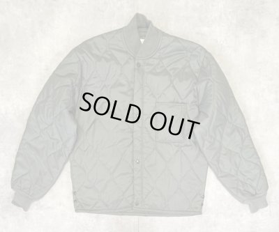 画像1: 60'S アメリカ軍 USAF "CWU-9/P 初期型" キルティング ライナージャケット セージグリーン (VINTAGE) 