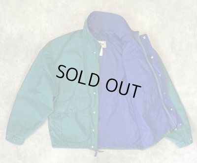 画像3: 90'S LL Bean "GORE-TEX" バギーズジャケット グリーン/ブルー USA製 (VINTAGE)