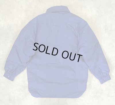 画像5: 90'S LL Bean ナイロン シャツ型 ダウンジャケット ダークブルー (VINTAGE)