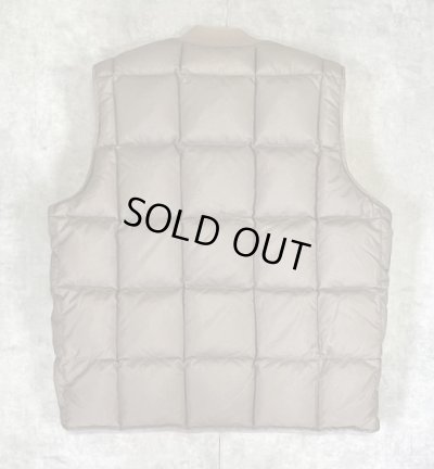 画像4: 70'S WOOLRICH WOOLEN MILLS "THE TETON" リバーシブル ダウンベスト TALONアルミジップ タン/オレンジ (VINTAGE)