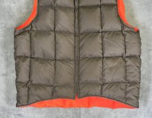 他の写真2: 70'S WOOLRICH WOOLEN MILLS "THE TETON" リバーシブル ダウンベスト TALONアルミジップ タン/オレンジ (VINTAGE)