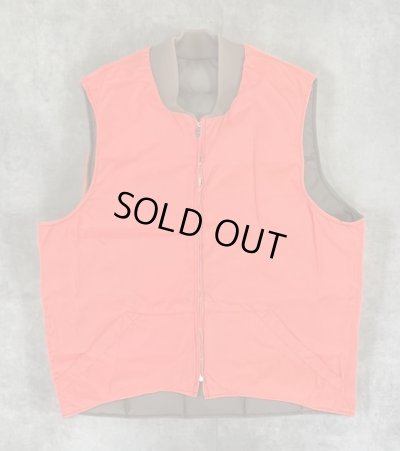 画像5: 70'S WOOLRICH WOOLEN MILLS "THE TETON" リバーシブル ダウンベスト TALONアルミジップ タン/オレンジ (VINTAGE)