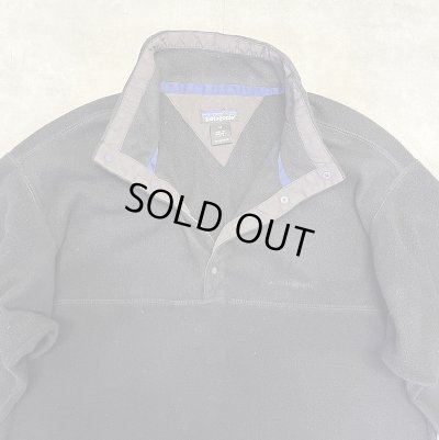 画像3: 90'S PATAGONIA "MICRO D-LUXE PULLOVER" フリース スナップT ブラック USA製 (VINTAGE)
