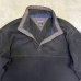 画像3: 90'S PATAGONIA "MICRO D-LUXE PULLOVER" フリース スナップT ブラック USA製 (VINTAGE) (3)