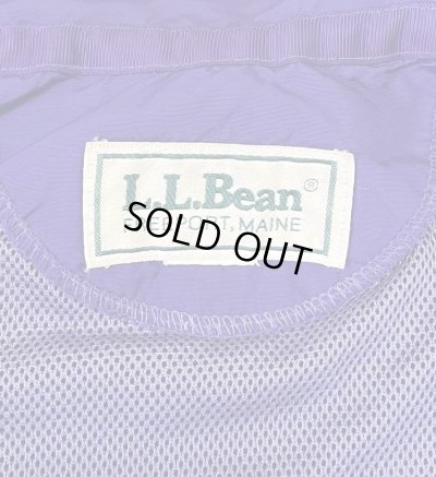 画像2: 90'S LL Bean ナイロン バギーズジャケット ネイビー/パープル (VINTAGE)