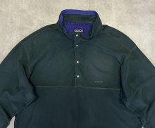 他の写真1: 90'S PATAGONIA "MICRO D-LUXE PULLOVER" 旧タグ フリース スナップT ダークグリーン USA製 (VINTAGE)