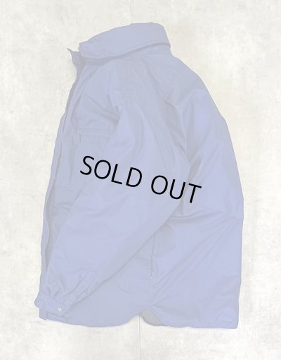 画像4: 90'S LL Bean ナイロン シャツ型 ダウンジャケット ダークブルー (VINTAGE)