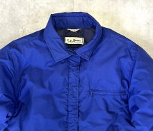 他の写真1: 90'S LL Bean ナイロン シャツ型 ダウンジャケット ダークブルー (VINTAGE)