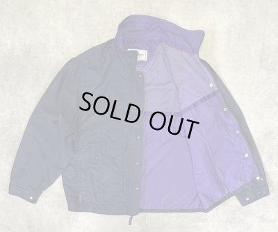 画像3: 90'S LL Bean ナイロン バギーズジャケット ネイビー/パープル (VINTAGE)