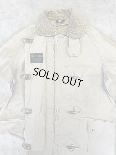 画像3: 80'S E.A.FAY キャンバス ファイヤーマンコート ベージュ USA製 (VINTAGE)