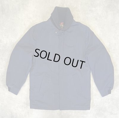 画像1: 70'S SEARS 裏地ボア ファラオジャケット GRIPPER ZIPPERアルミジップ ネイビー (VINTAGE)