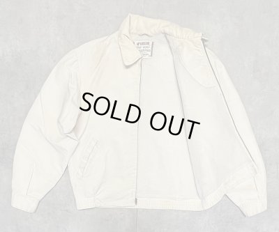画像4: 60'S McGREGOR "NYLON ANTI-FREEZE" 裏地付き ドリズラージャケット ホワイト USA製 (VINTAGE)