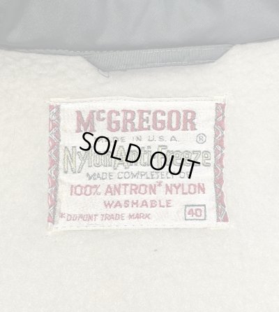 画像2: 60'S McGREGOR "NYLON ANTI-FREEZE" 裏地付き ドリズラージャケット オリーブ USA製 (VINTAGE)