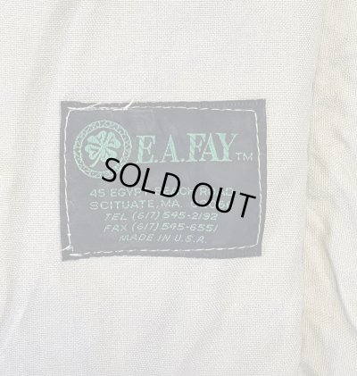 画像2: 80'S E.A.FAY キャンバス ファイヤーマンコート ベージュ USA製 (VINTAGE)