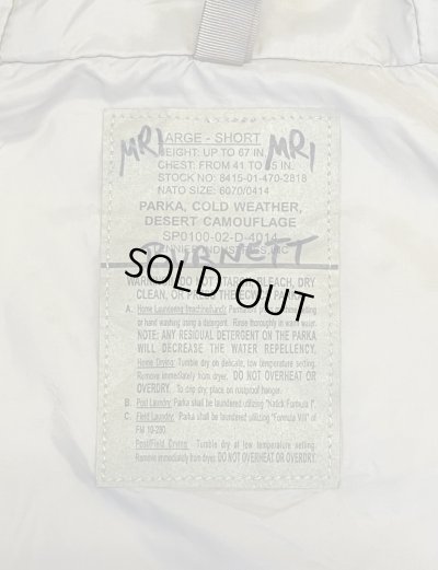 画像2: アメリカ軍 US ARMY ECWCS "GEN1後期モデル" GORE-TEX パーカー デザートカモ L-SHORT (VINTAGE)