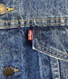 他の写真2: 90'S LEVIS "70506" スモールe 4thモデル デニムジャケット インディゴ USA製 (VINTAGE)