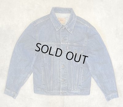 画像1: 80'S LEVIS "70506" スモールe 4thモデル デニムジャケット インディゴ USA製 (VINTAGE)