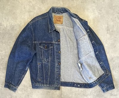 画像3: 90'S LEVIS "70506" スモールe 4thモデル デニムジャケット インディゴ USA製 (VINTAGE)