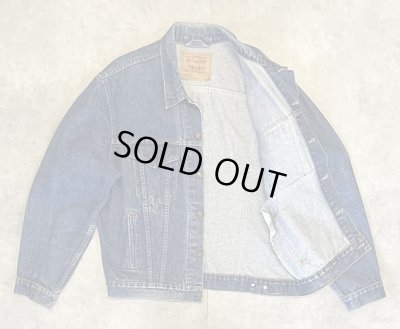 画像3: 90'S LEVIS "70506" スモールe 4thモデル デニムジャケット インディゴ USA製 (VINTAGE)