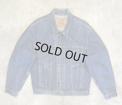 画像1: 90'S LEVIS "70506" スモールe 4thモデル デニムジャケット インディゴ USA製 (VINTAGE)