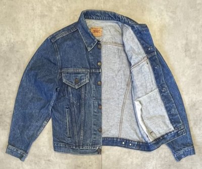 画像3: 80'S LEVIS "70506" スモールe 4thモデル デニムジャケット インディゴ USA製 (VINTAGE)
