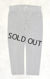 90'S LEVIS 501 デニム 先染めブラック W38L30 USA製 (VINTAGE)