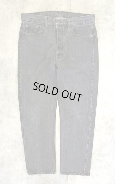 画像1: 90'S LEVIS 501 デニム 先染めブラック W38L30 USA製 (VINTAGE)